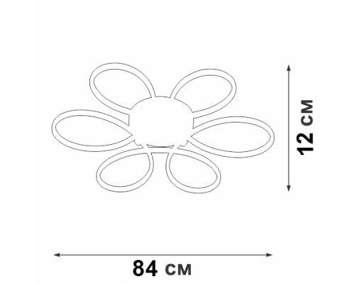 Потолочная люстра  V04610-03/6PL Vitaluce