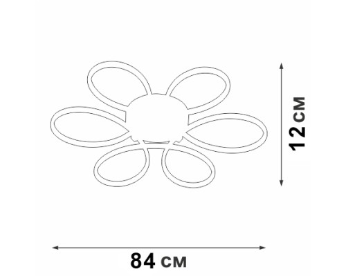 Потолочная люстра  V04610-13/6PL Vitaluce