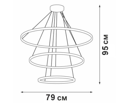 Подвесной светильник  V04614-03/3S Vitaluce