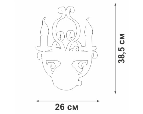 Бра  V1166-8/2A Vitaluce