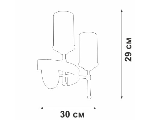 Бра  V1813-7/2A Vitaluce
