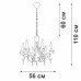 Подвесная люстра  V1857-0/6 Vitaluce