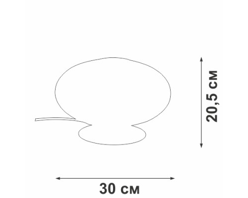 Интерьерная настольная лампа  V2888-8/1L Vitaluce