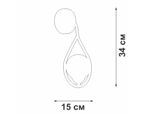 Бра  V2889-1/1A Vitaluce