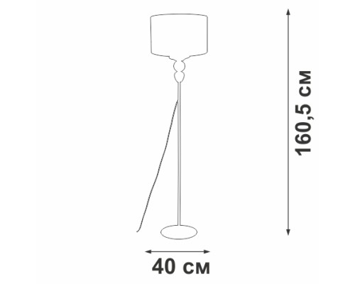 Торшер  V2891-1/1P Vitaluce