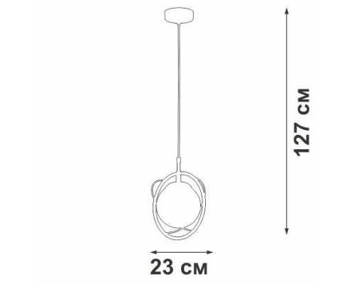 Подвесной светильник V2954 V2954-1/1S Vitaluce