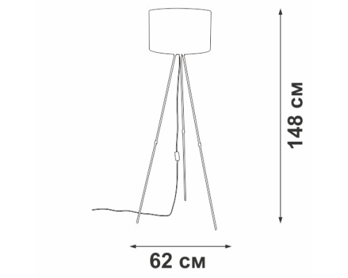 Торшер  V2957-1/1P Vitaluce