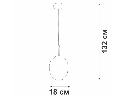 Подвесной светильник  V2968-1/1S Vitaluce