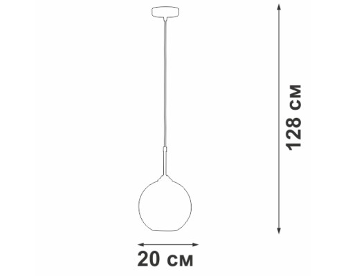 Подвесной светильник  V2987-1/1S Vitaluce