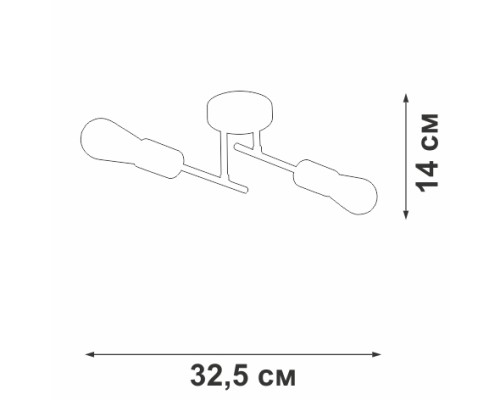 Потолочная люстра  V3006-1/2PL Vitaluce
