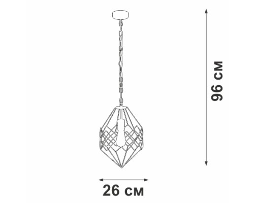 Подвесная люстра  V3007-8/1 Vitaluce