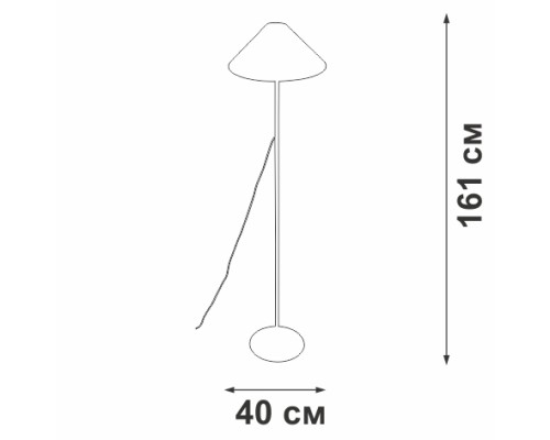 Торшер  V3018-1/1P Vitaluce