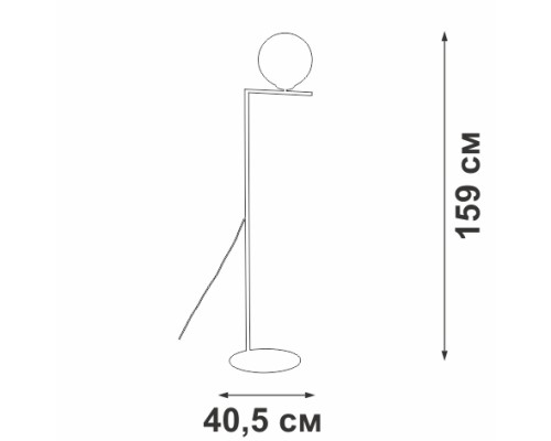 Торшер  V3033-1/1P Vitaluce