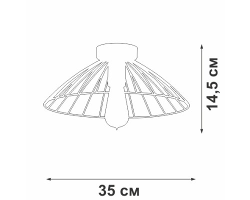 Потолочный светильник  V3036-1/1PL Vitaluce