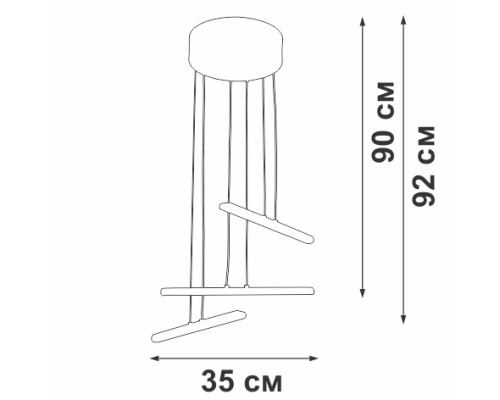 Подвесной светильник  V3046-1/3S Vitaluce