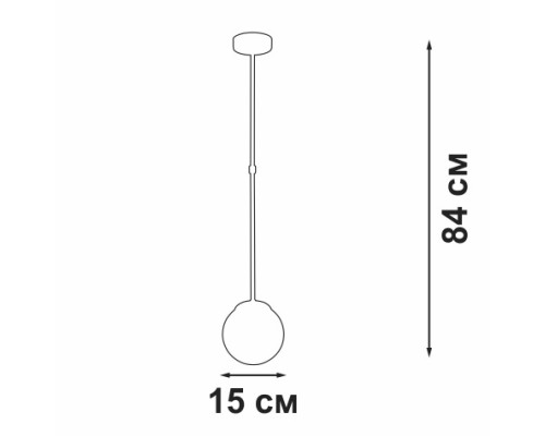 Подвесной светильник  V3078-8/1PL Vitaluce