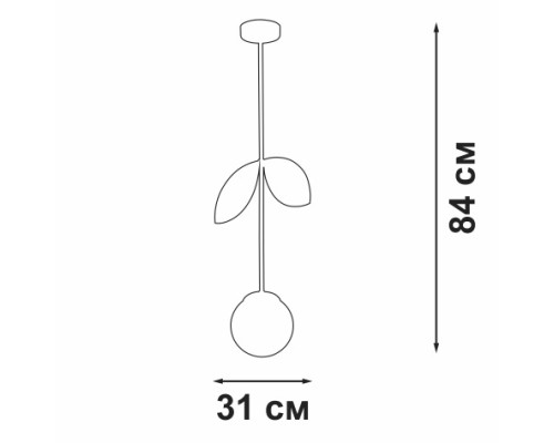 Подвесной светильник  V3079-8/1PL Vitaluce
