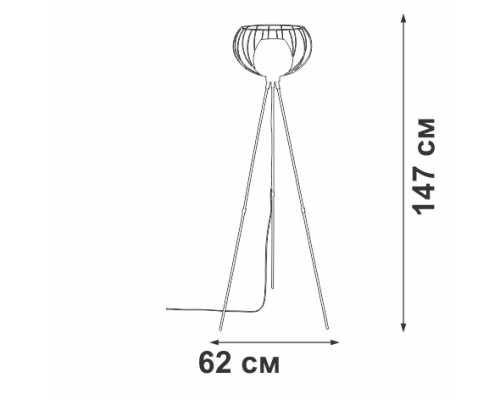 Торшер  V3100-1/1P Vitaluce