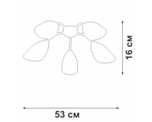 Потолочная люстра  V31950/5PL Vitaluce