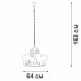 Подвесная люстра  V3757-0/6 Vitaluce