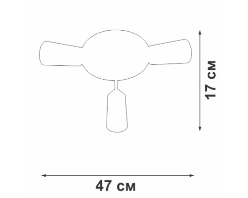 Потолочная люстра  V3762-1/3PL Vitaluce