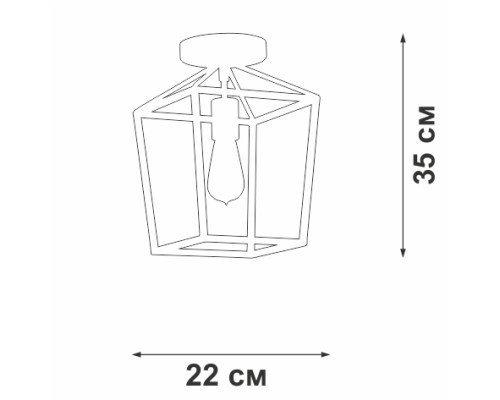 Потолочный светильник  V3766-1/1PL Vitaluce