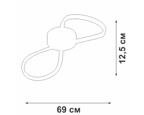 Потолочная люстра  V3779-1/1PL Vitaluce