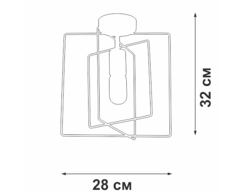 Потолочный светильник  V3793-1/1PL Vitaluce