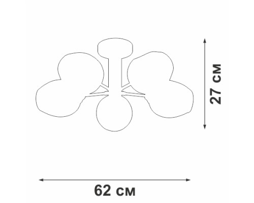 Потолочная люстра  V39560-8/5PL Vitaluce