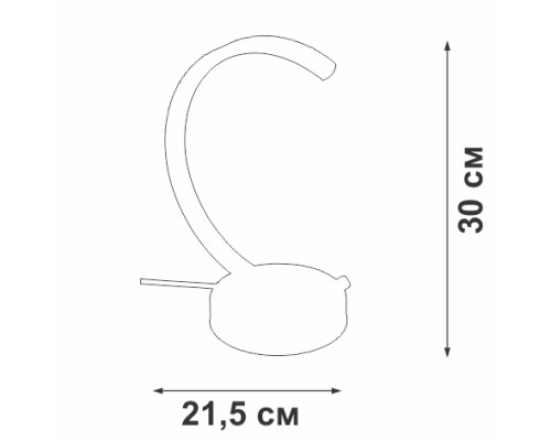 Интерьерная настольная лампа  V3966-7/1L Vitaluce