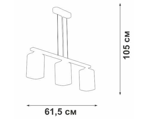 Подвесной светильник  V3996-1/3S Vitaluce