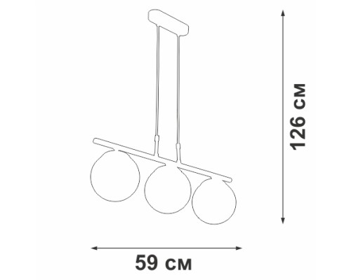 Подвесной светильник  V4178-1/3S Vitaluce