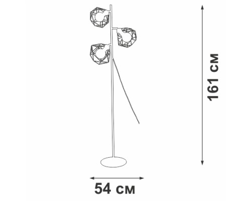 Торшер  V4269-1/3P Vitaluce