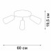 Потолочная люстра V4273 V4273-0/3PL Vitaluce
