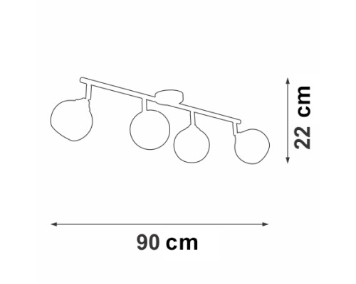 Спот  V4313-0/4PL Vitaluce