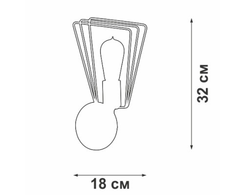 Бра  V4378-0/1A Vitaluce