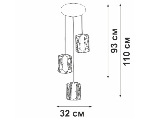 Подвесной светильник  V43820-0/3S Vitaluce