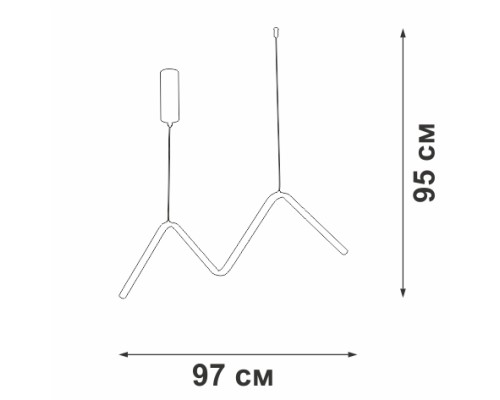 Подвесной светильник  V4691-0/1S Vitaluce