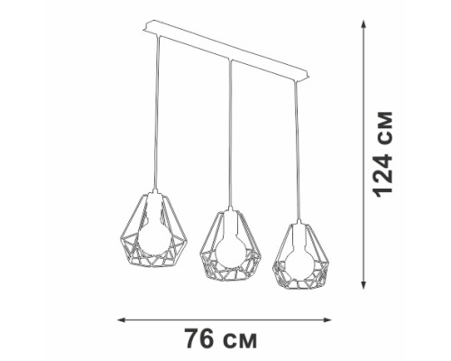 Подвесной светильник  V4705-1/3S Vitaluce