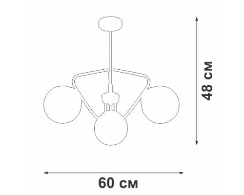 Потолочная люстра  V47150-8/3PL Vitaluce