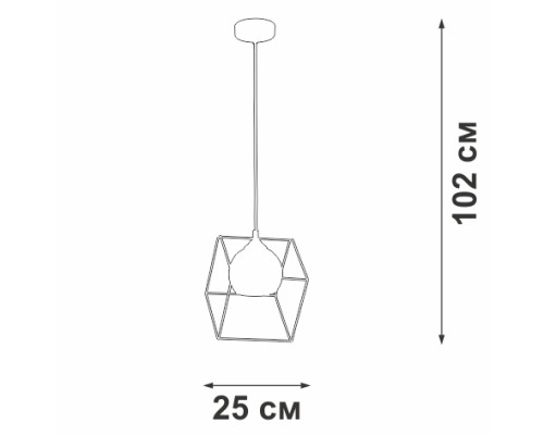 Подвесной светильник  V4736-0/1S Vitaluce