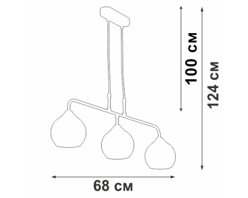 Подвесной светильник  V48130-13/3S Vitaluce