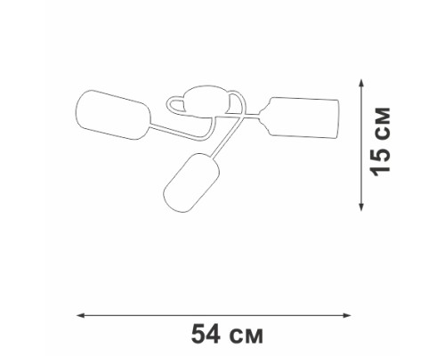 Потолочная люстра  V4909-9/3PL Vitaluce