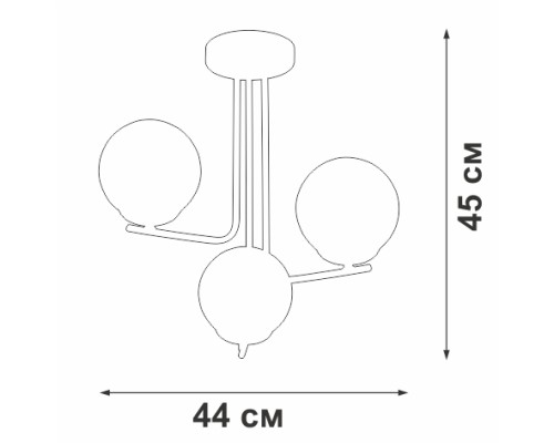 Потолочная люстра  V49420-8/3PL Vitaluce