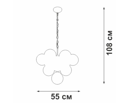 Подвесная люстра  V49630-8/10 Vitaluce
