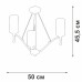 Потолочная люстра  V4964-9/3PL Vitaluce