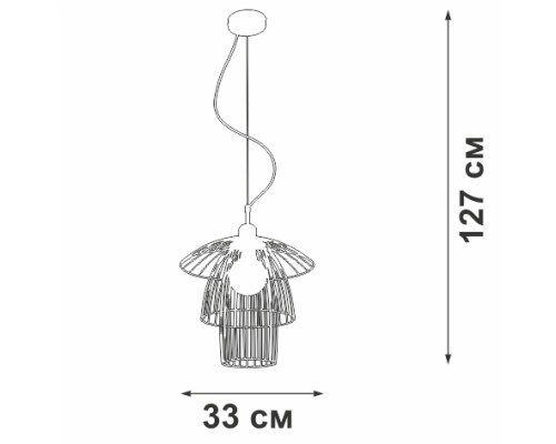 Подвесной светильник  V4984-1/1S Vitaluce