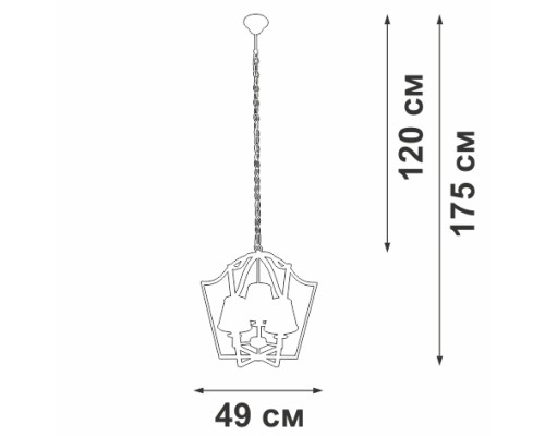 Подвесной светильник  V4991-8/3 Vitaluce