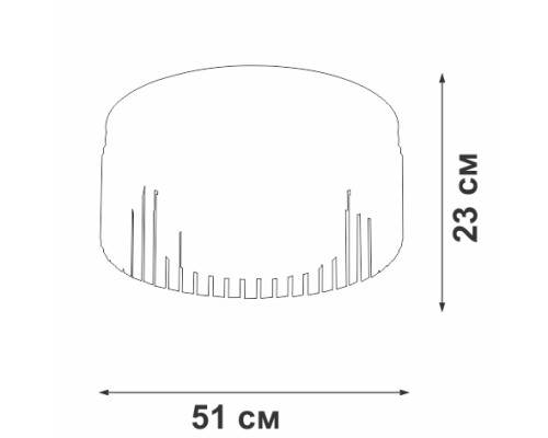 Потолочная люстра  V5180-1/8PL Vitaluce