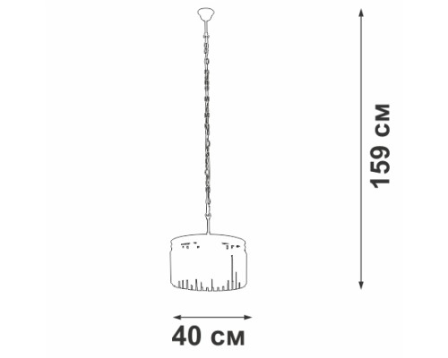 Подвесная люстра  V5180-7/6 Vitaluce